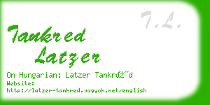 tankred latzer business card